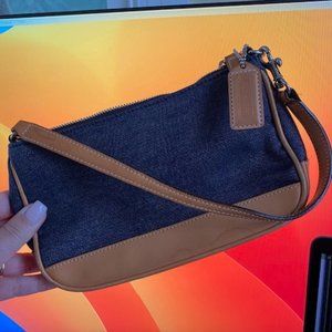 Rare Vintage Denim Mini Coach Purse